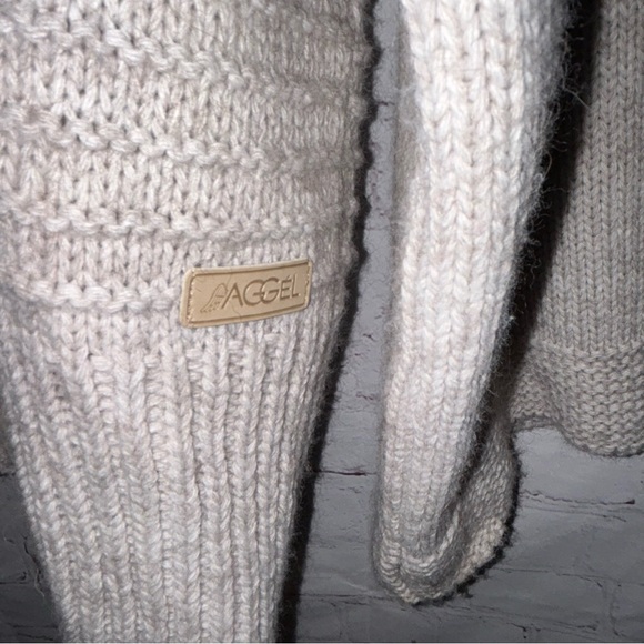 Aggel Knitwear wool alpaca blend sweater women’s size L - Picture 3 of 6